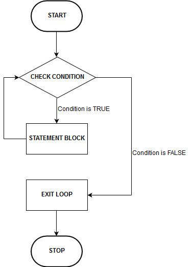 C While Loop Flowchart