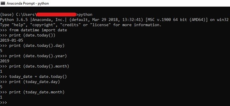 Python Datetime Example-1