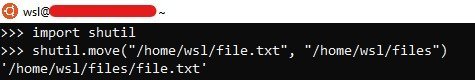 Python Shutil Module - Move1