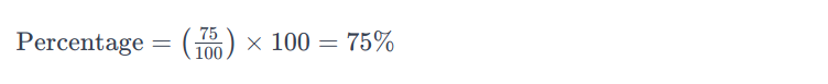 example to find percentage between two numbers is by using proportions