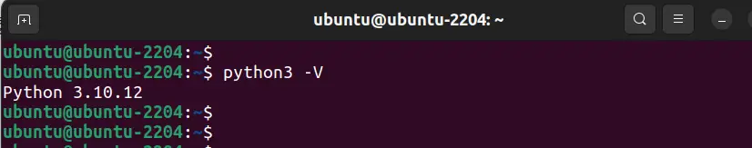 Use terminal to check python version
