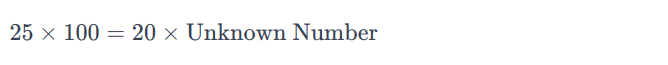 Cross-multiplying step-1