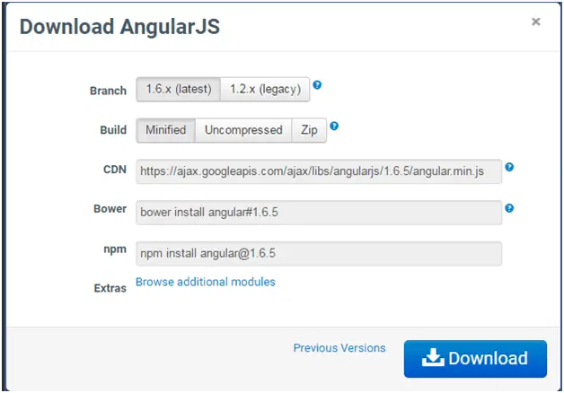 Setup AngularJS