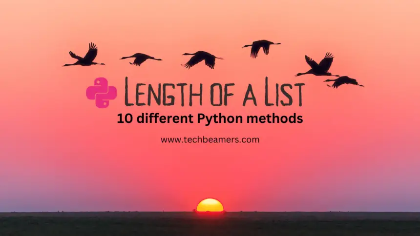 Find Length of Python List