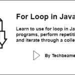 For loop in Java