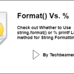 Format or percentage for string formatting in Python