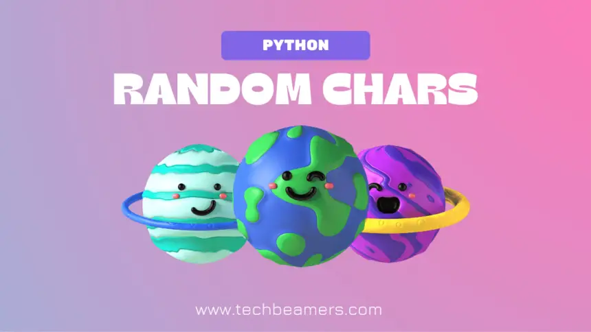 generate random characters in python