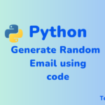 Random email generator for random email addresses