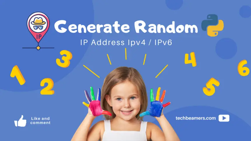 Generate Random IP Address (IPv4/IPv6) in Python