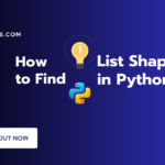 How to Get the List Shape in Python