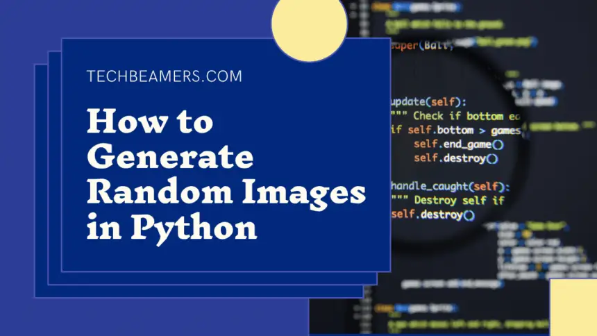 Different Ways to Generate Random Images in Python