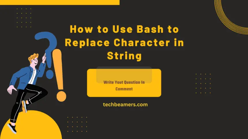 Bash Methods to Replace Character in String