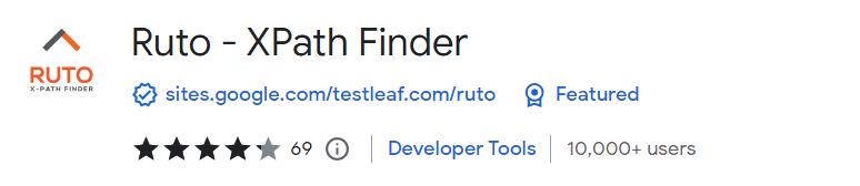 Ruto - XPath Finder