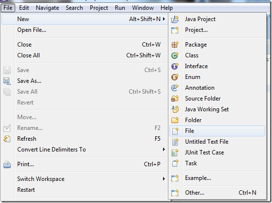 Create a property file to implement object repository