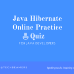 Java Hibernate Online Practice Quiz for Java Developers