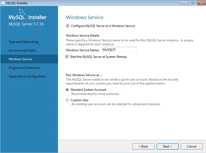 Install MySQL On Windows - Set As Windows Service