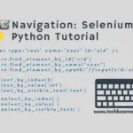 Navigation Selenium Python Tutorial