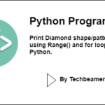 Print Diamond pattern shape using Range