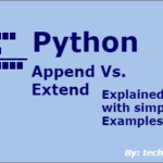 Python difference between append and extend