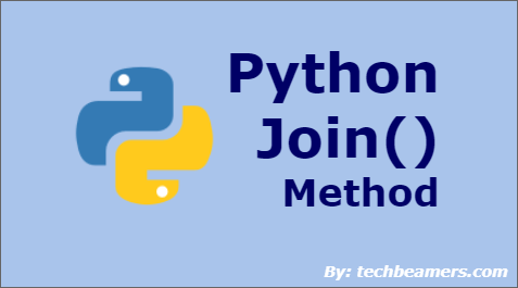 Python join() method with examples