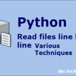 python read file line by line techniques