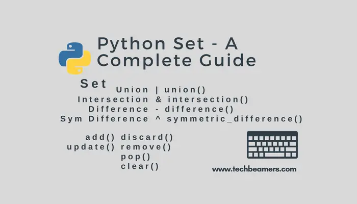 Python Set - A Complete Guide to Get Started