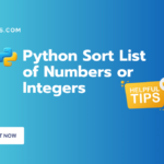 Python Sort List of Strings With Examples