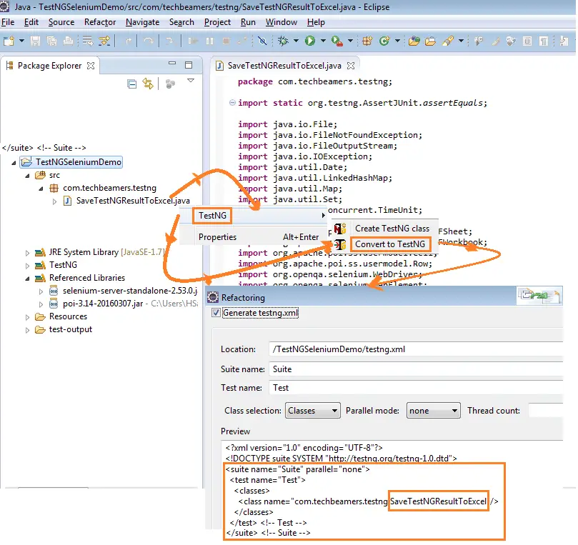 How to Generate TestNG XML File