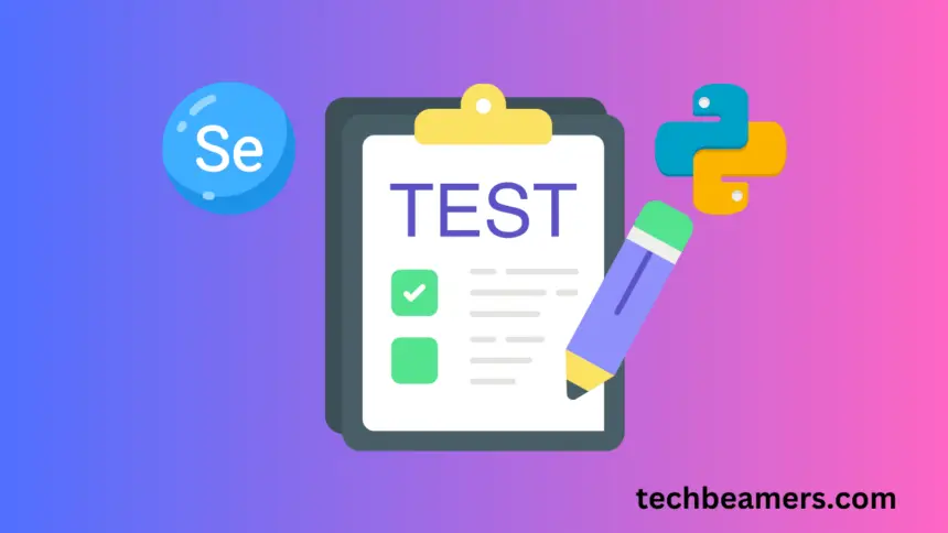 Selenium Python Quiz for Automation