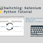 Switch Between IFrames Selenium Python