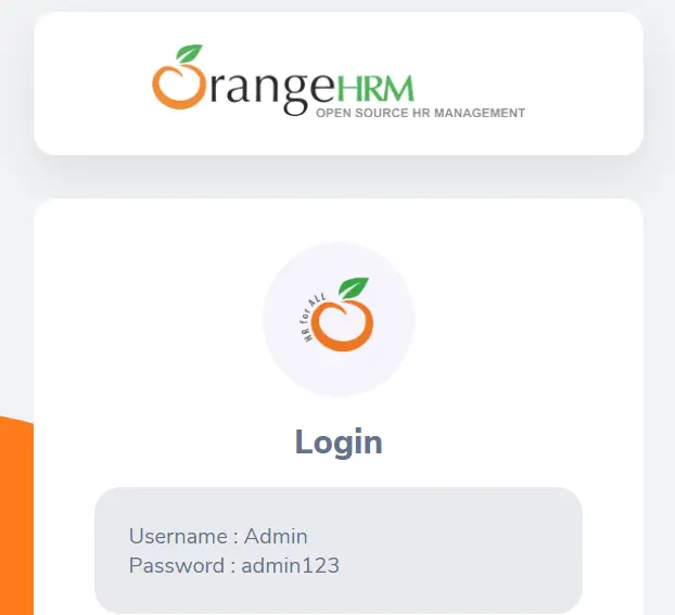 OrangeHRM Demo Website to Practice Selenium Webdriver