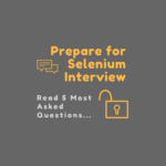 top five selenium questions for interview