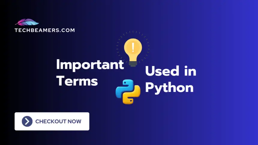 Important Terms in Python Programming With Examples