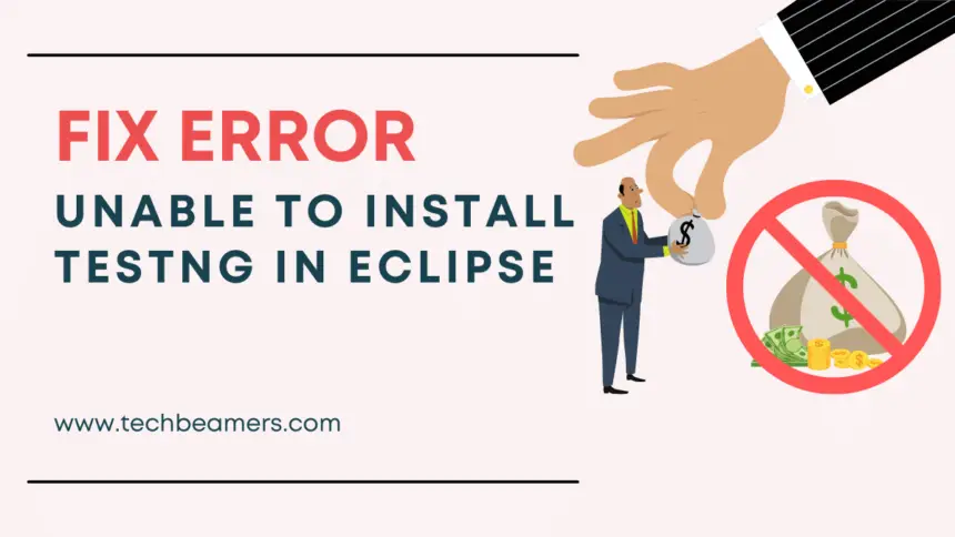 Unable to install TestNG in Eclipse