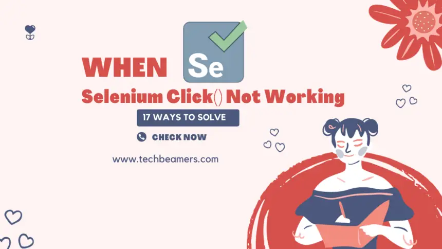 When Selenium Click() Not Working