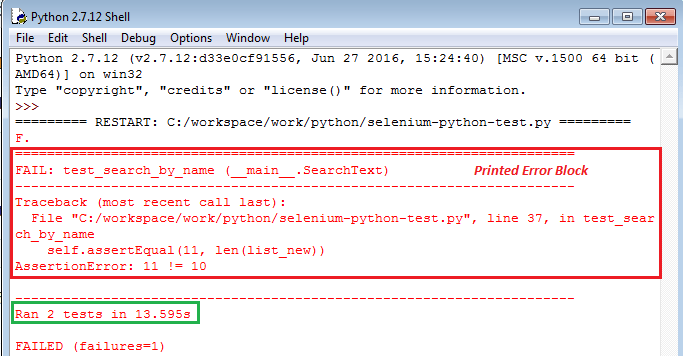 Write Test Cases Using Unittest